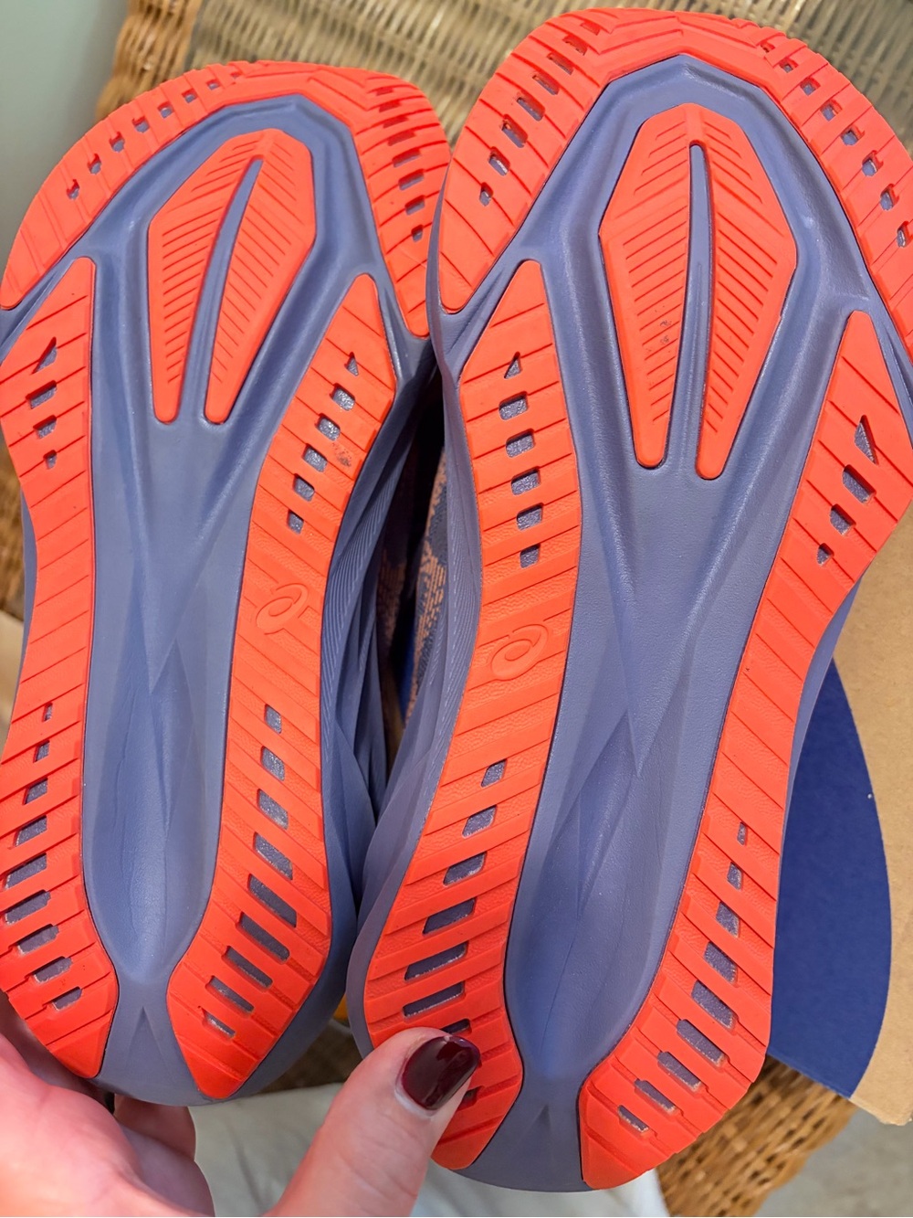 Asics Women's Athletic Shoes - Lavender with Coral Accents - Picture 5 of 5